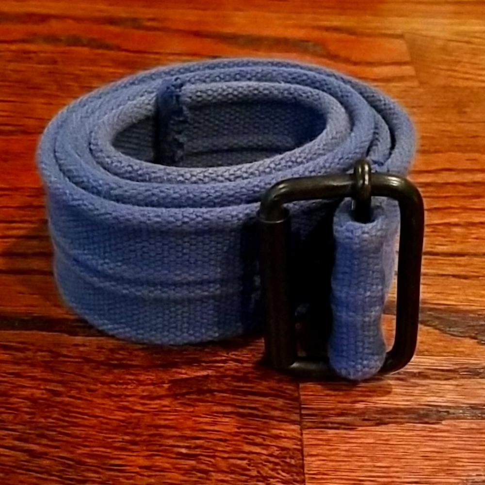 Blue Fabric Belt